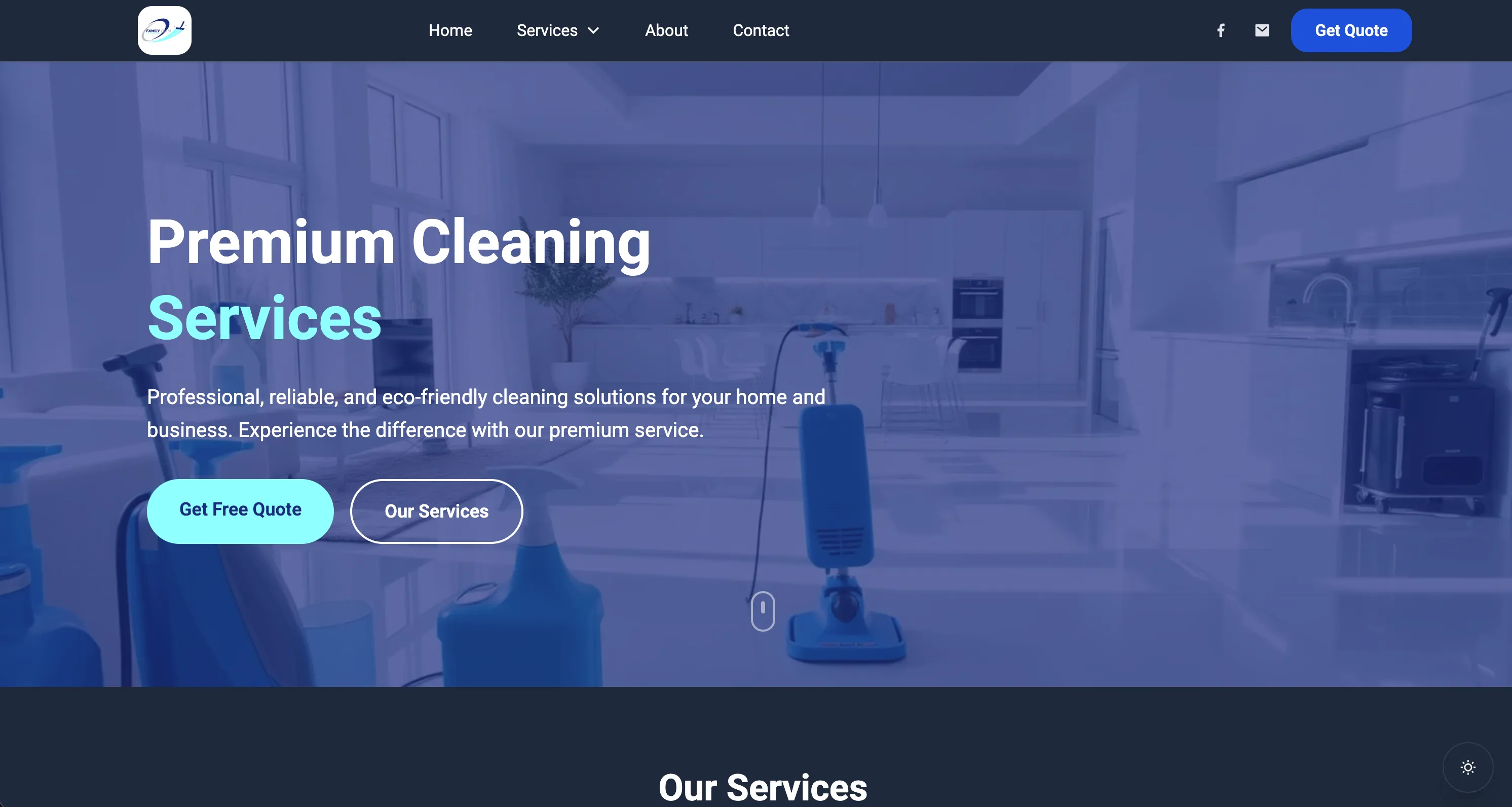 Family Team Cleaning